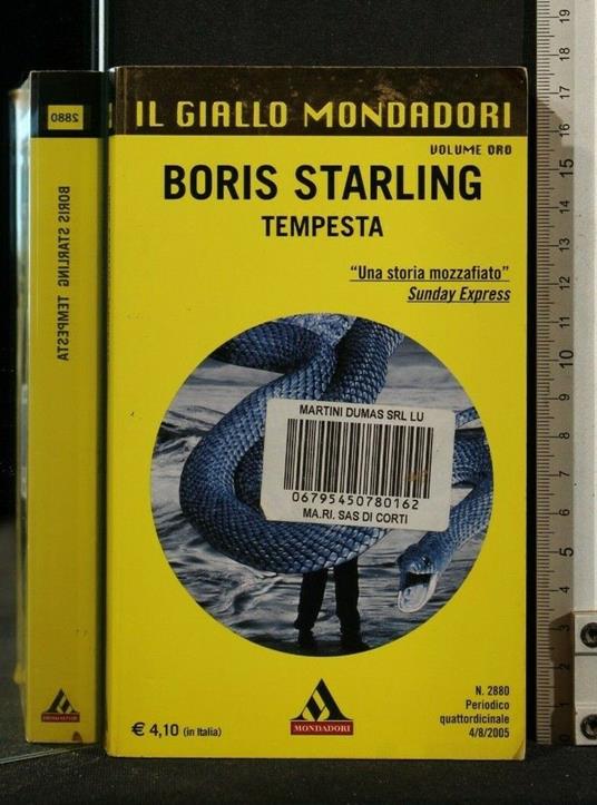 Tempesta - Boris Starling - copertina