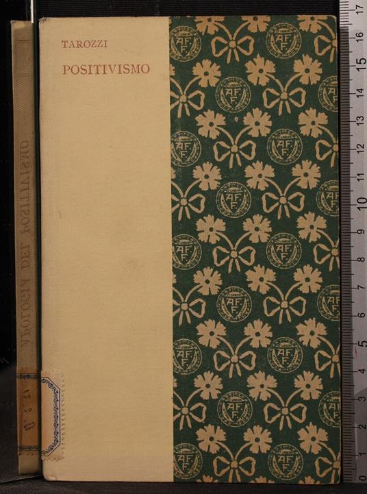 Apologia del positivismo - Tarozzi - copertina