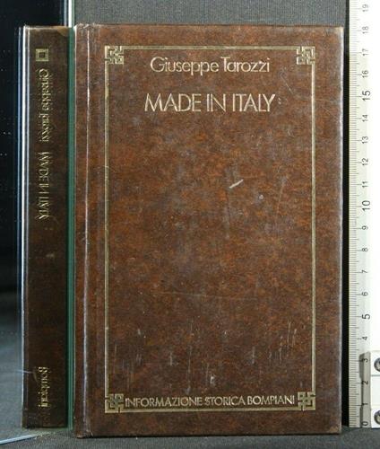 Made in Italy - Giuseppe Tarozzi - copertina