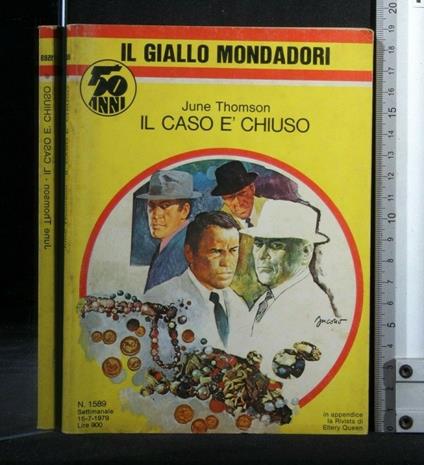 Il Caso è Chiuso - June Thomson - copertina