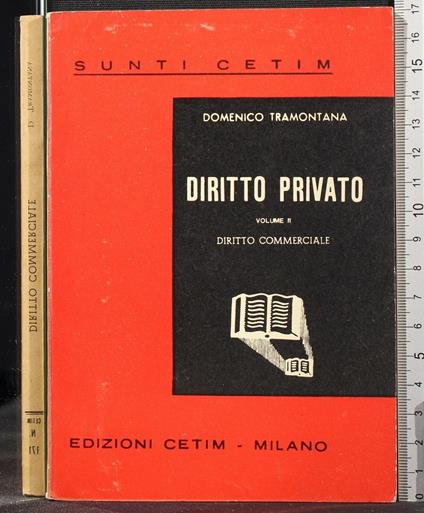 Sunti Cetim. Diritto Privato. Vol - Domenico Tramontana - copertina