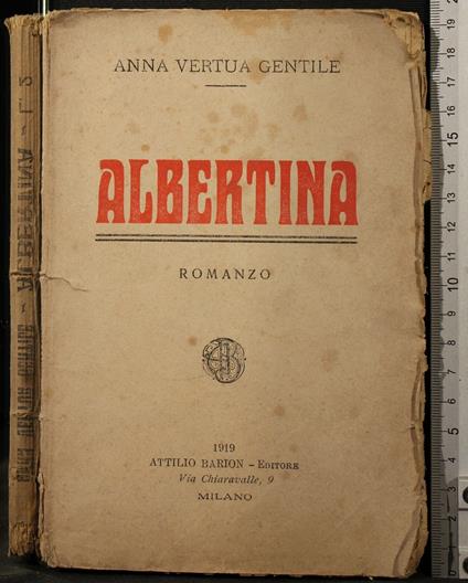Albertina - Anna Vertua Gentile - copertina