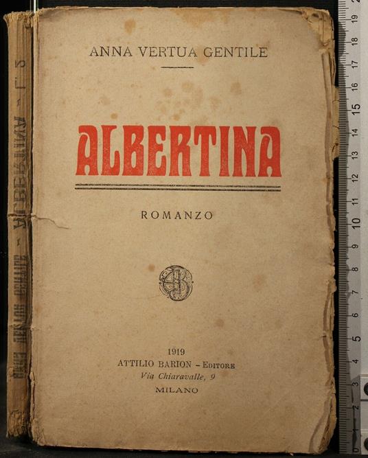 Albertina - Anna Vertua Gentile - copertina