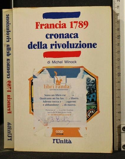 Francia 1789 Cronaca Della Rivoluzione - Michel Winock - copertina
