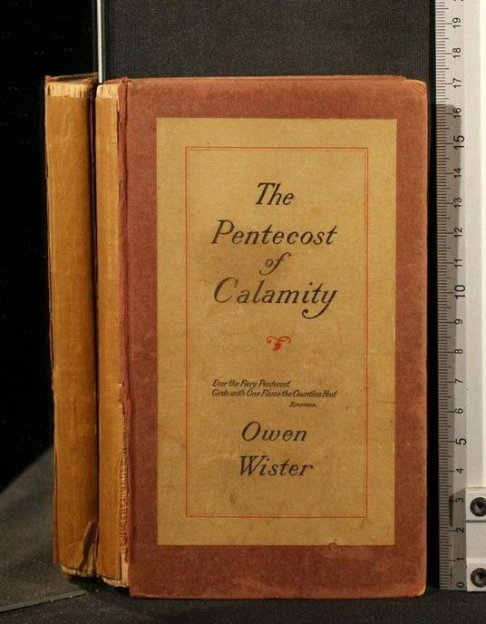 The Pentecost Of Calamity - Owen Wister - copertina