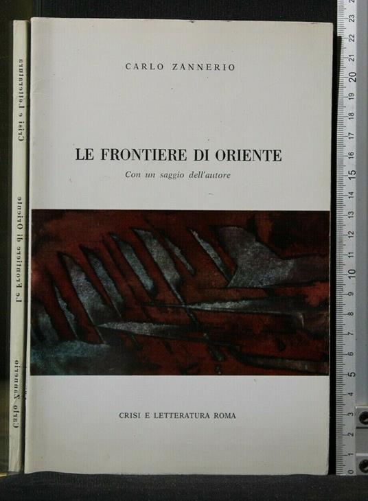 Le Frontiere di Oriente - Carlo Zannerio - copertina