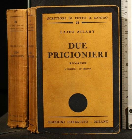 Due Prigionieri - Lajos Zilahy - copertina