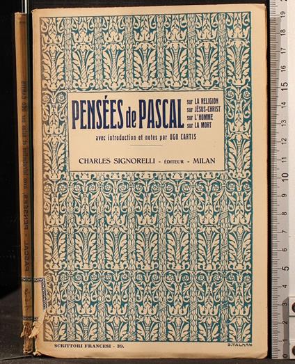 Pensees de Pascal - copertina