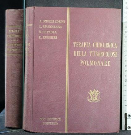 Terapia Chirurgica Della Tubercolosi Polmonare - copertina