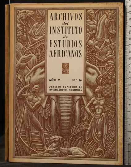 Archivos Del Instituto De Estudios Africanos. Ano V N° 16 - copertina