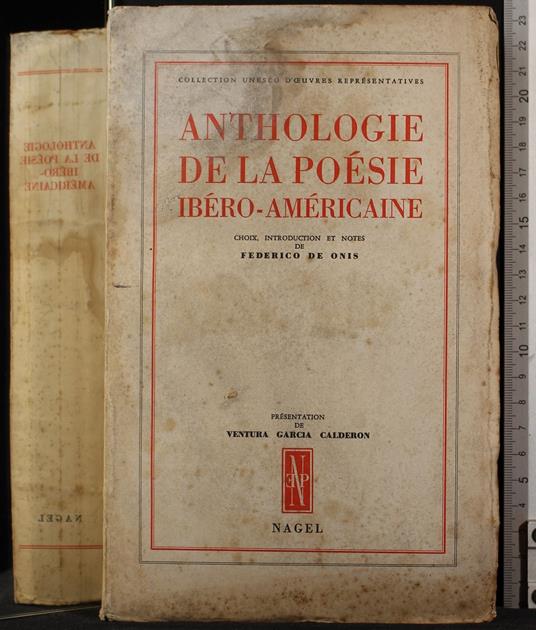 Anthologie de la poesie ibero Americaine - copertina