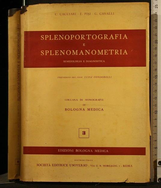 Splenoportografia e Splenomanometria Vol 3 Semeiologia E - copertina