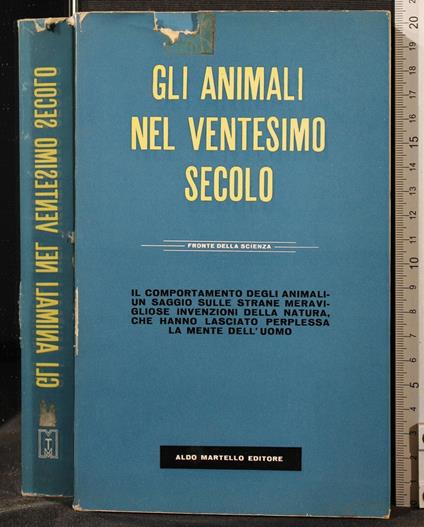 Gli Animali Nel Ventesimo - copertina