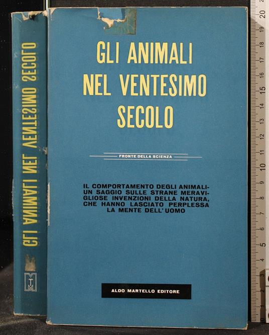Gli Animali Nel Ventesimo - copertina