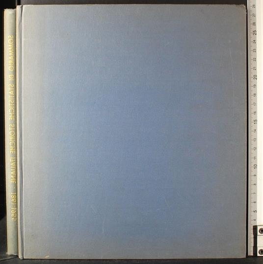 Sommario di statistiche storiche italiane - copertina