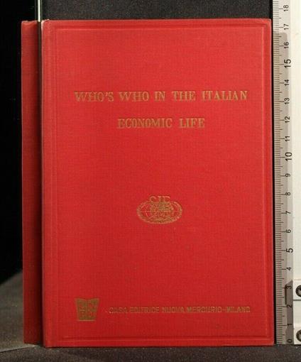 WhòS Who in The Italian Economic Life - copertina