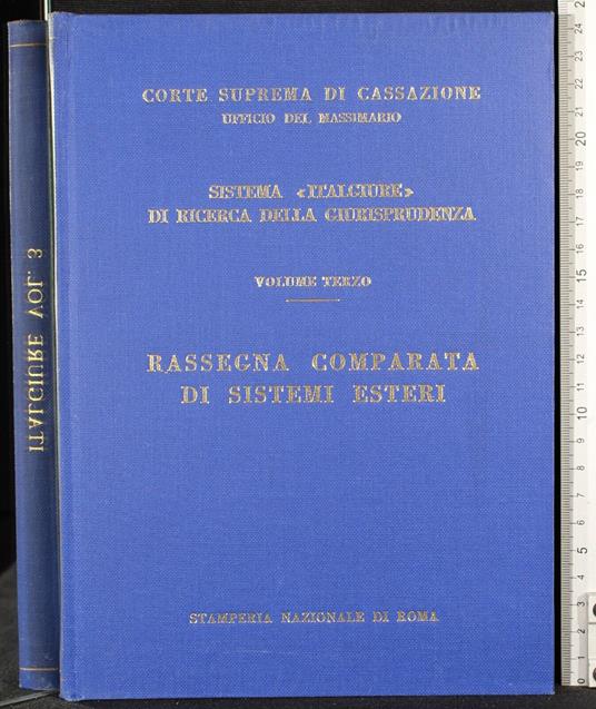 Rassegna comparata si sistemi esteri - copertina