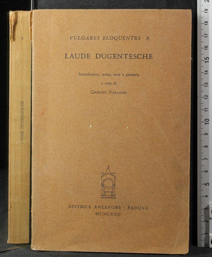 Laude dugentesche - copertina