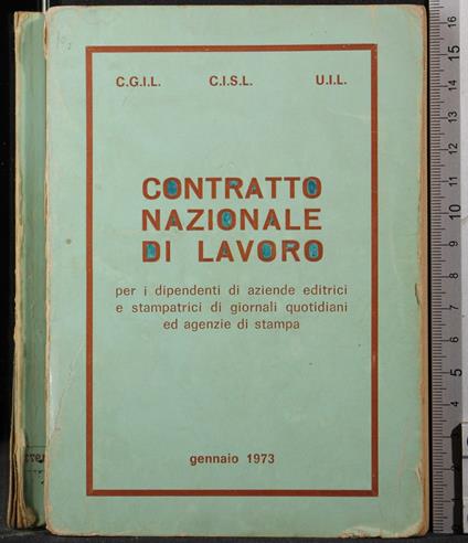 Contratto nazionale di lavoro - copertina