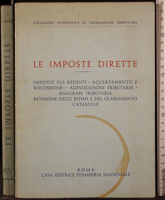 Le imposte dirette - copertina