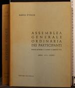 Assemblea Generale Ordinaria Dei Partecipanti. 1973