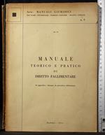 Manuale teorico e pratico di diritto fallimentare