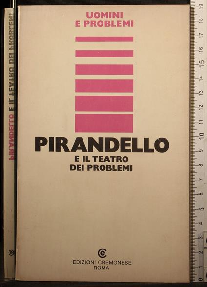 Pirandello e il teatro dei problemi - copertina
