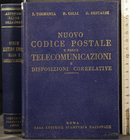 Nuovo Codice Postale e Delle Telecomunicazioni… - copertina