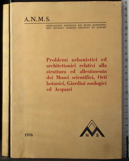 Problemi urbanistici ed architettonici relativi alla struttura. - copertina