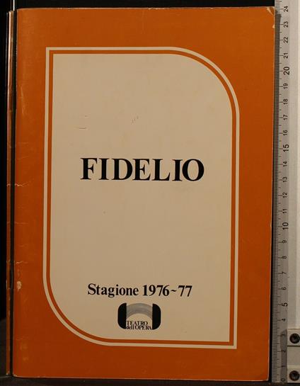 Fidelio. Stagione 1976/77 - copertina