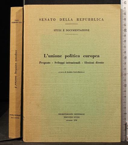 L' unione politica europea - copertina