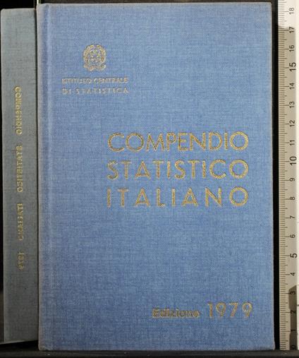 Compendio statistico Italiano. 1979 - copertina