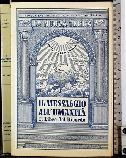 La nuova terra. Il messaggio all'umanità. Vol II - copertina