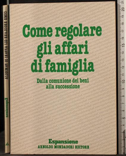 Come regolare gli affari di famiglia - copertina