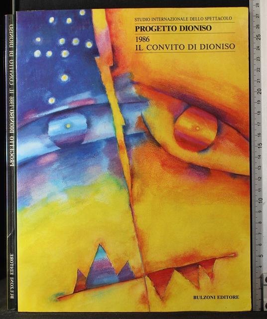 Progetto dioniso. 1986 il convito di dioniso - copertina