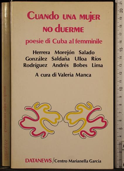 Cuando una mujer no duerme poesie di Cuba al femminile - copertina