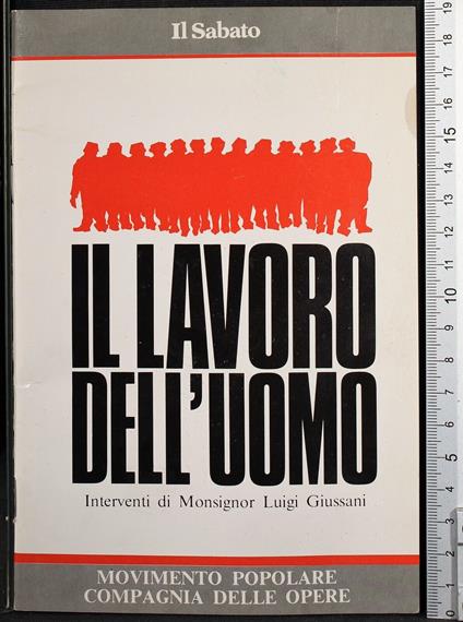 Il lavoro dell'uomo - copertina