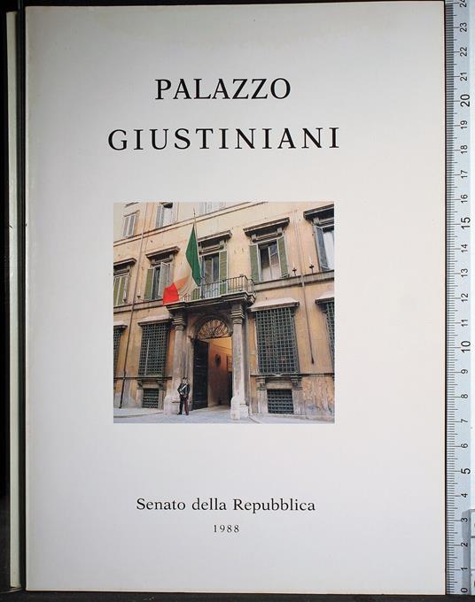Palazzo Giustiniani Senato della Repubblica - copertina