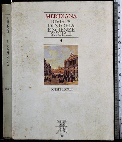 Meridiana rivista di storia e scienze sociali. Poteri locali 4 - copertina