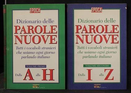 Dizionario Delle Parole Nuove. 2 Volumi - copertina