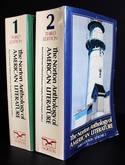 The norton anthology of american literature. 2 volumi - copertina