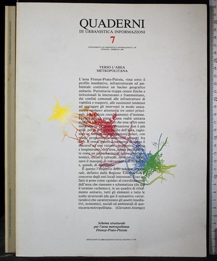 Quaderni urbanistica informazioni 7. Verso l'area metropolitana - copertina