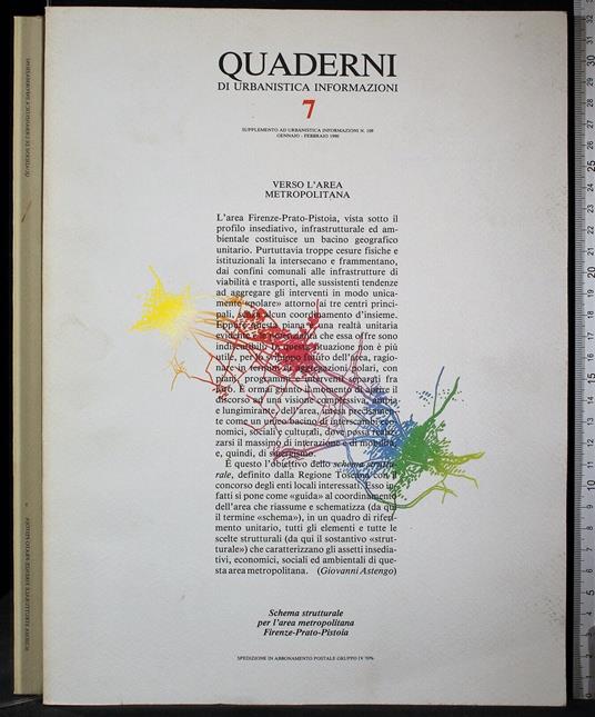Quaderni urbanistica informazioni 7. Verso l'area metropolitana - copertina