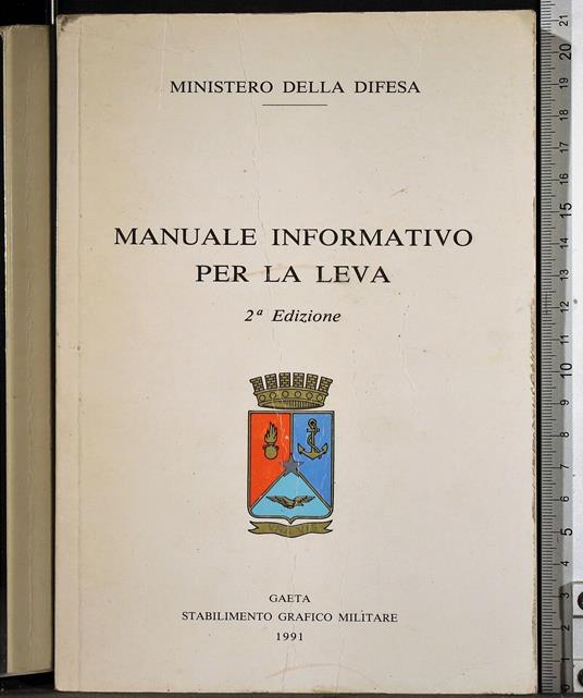 Manuale informativo per la leva 1991 - copertina
