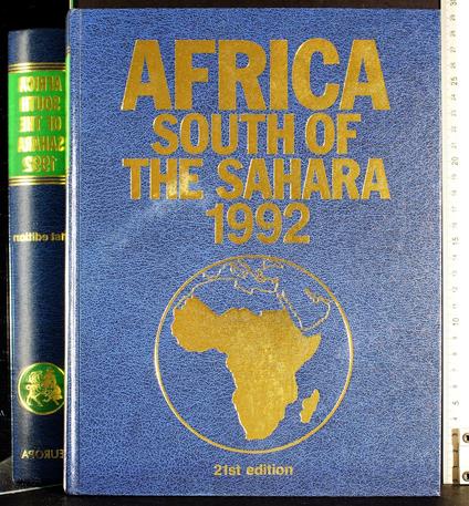 Africa south of the sahara 1992 - copertina