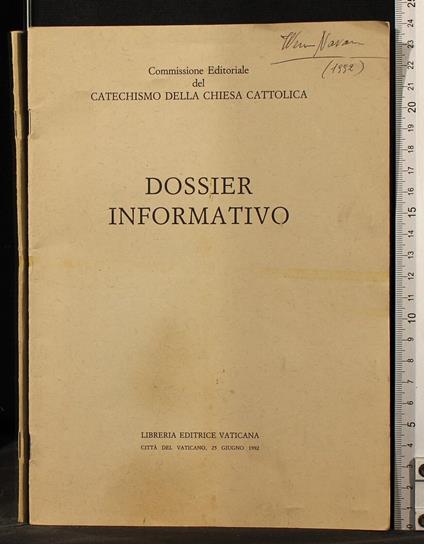 Dossier informativo - copertina