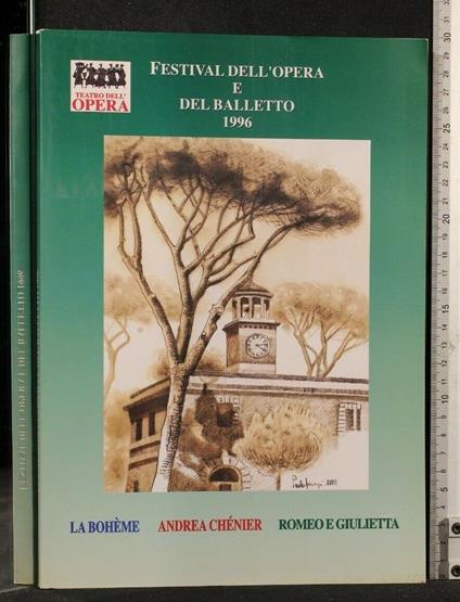 Festival Dell'Opera e Del Balletto 1996 - copertina