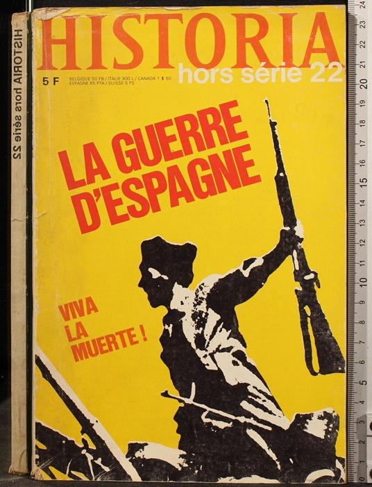 Historia. La Guerre D'Espagne - copertina