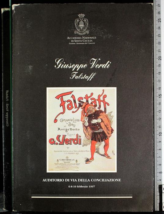 Giuseppe Verdi. Falstaff. Auditorio Conciliazione - copertina