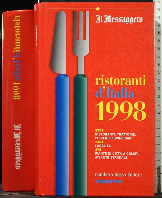 Ristoranti D'Italia 1998 - copertina